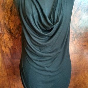 Banana Republic black cowl neck top size XS